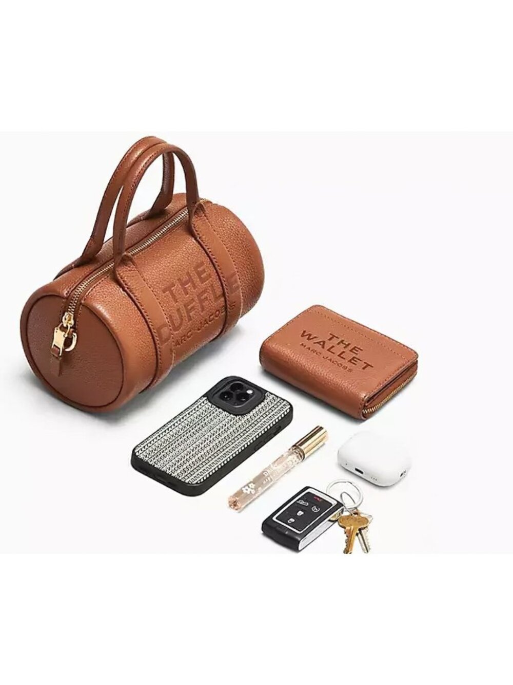 Marc Jacobs Women's The Mini Duffle Bag Argan Oil Brown OS - Picture 3 of 16